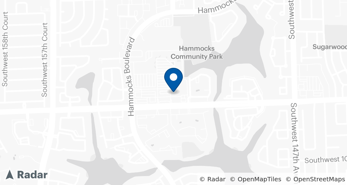 Map of Dairy Queen Location:: 10371 Hammocks Blvd, Miami, FL, 33196-4735